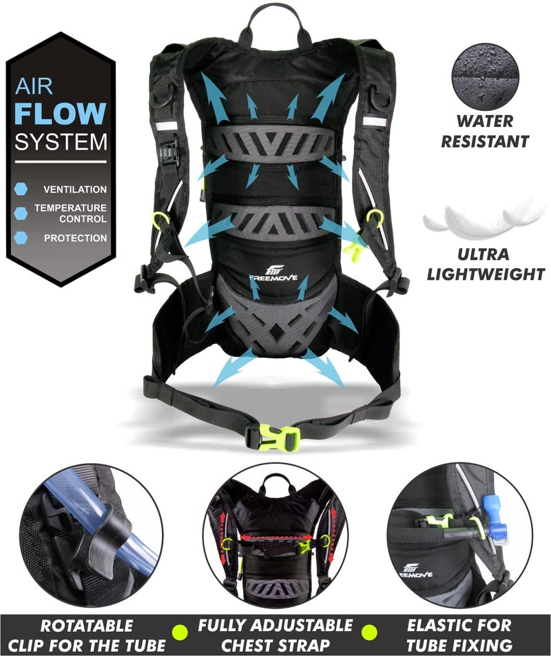 FREEMOVE External Detachable Pocket for Backpacks and Waist Belts, Durable, Lightweight and Water-resistant Great for Hiking, Running, Jogging, Cycling, Biking, Skiing, Water Sports, Rave Festival, Traveling - Image 3